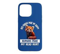 Cute Womens Girls Kids Red Pandas Make Me Happy Not Humans Coque pour iPhone 15 Pro Max