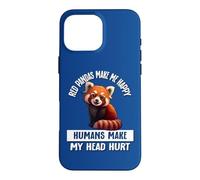 Cute Womens Girls Kids Red Pandas Make Me Happy Not Humans Coque pour iPhone 16 Pro Max