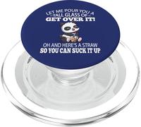 Cute Womens Kids Kawaii Suck It Up Get Over It Panda Lover PopSockets PopGrip pour MagSafe