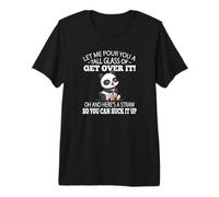 Cute Womens Kids Kawaii Suck It Up Get Over It Panda Lover T-Shirt Haut de Gamme
