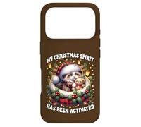 Cute Xmas Cat for Women and Kitten Mom with Christmas Vibes Coque pour iPhone 17 Pro