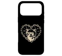 Cute Y2K Cat Heart Emo Goth 90s 2000s Vintage Graphic Coque pour iPhone 17 Pro Max