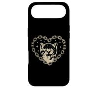 Cute Y2K Cat Heart Emo Goth 90s 2000s Vintage Graphic Coque pour iPhone Air
