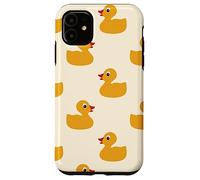 Cute Yellow Rubber Duck Little Bath Toy Black Coque pour iPhone 11