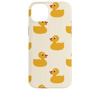 Cute Yellow Rubber Duck Little Bath Toy Black Coque pour iPhone 14 Plus