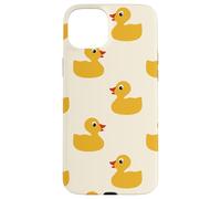 Cute Yellow Rubber Duck Little Bath Toy Black Coque pour iPhone 15 Plus