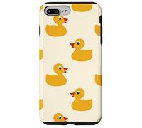 Cute Yellow Rubber Duck Little Bath Toy Black Coque pour iPhone 7 Plus/8 Plus