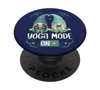 Cute Yoga Gnomes for Women and Hippie Mom Summer Mode on PopSockets PopGrip Adhésif