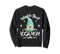 Cute Yoga Lover GNOME for Women and Grandma Best Yoga Mom Sweatshirt