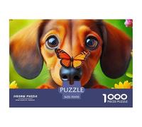 Cute Yorkshire Terrier Puppy Resting on Fabric Matériau Durable Pièces Faciles À Assembler, Parfaites pour Se Détendre Et Profiter De Moments Calmes 70x50cm/1000pcs