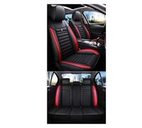 CUTEAS pour Nissan pour X-Trail pour Versa pour Sulphy pour Teana pour Sentra pour Maxima pour Murano Couverture Complète Universelle Housses Sieges Universelles(C Black Red 5 Seat)