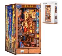 CUTEBEE Book Nook Kit - Maison de Poupée - Maquette en Bois à Construire, Puzzle 3D pour Adultes, Décoration Étagère & Cadeau (Tsutenkaku Osaka Shinsekai)