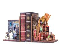 Cutebee DIY Book Nook,Puzzle 3D de Poupée Maison Miniature,Kit Booknook en Bois a Construire, CadeauxdéCoration pour Adolescents et Adultes