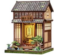 CUTEBEE Kirishima Cha-an Kit de maison de thé japonaise miniature à faire soi-même pour adultes et adolescents, décoration d'étagère en bois 3D, cadeau pour la famille, les amis (Kirishima Cha-an)