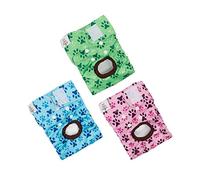 CuteBone Lot de 3 Couches Réutilisables pour Chiens Femelles, Culotte Lavable et Durable pour Chiens Chauds, Couches très Absorbantes pour Moyens D06M-FR