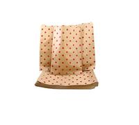 CuteBox Lot de 100 sacs cadeaux plats en papier Kraft Rouge à pois 15,2 x 22,9 cm