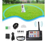 cutecool Clôture électrique sans Fil pour Chien, système de Confinement pour Chien, conteneur de délimitation, récepteur de Collier de Dressage Rechargeable étanche IP65