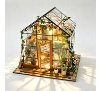 Cuteefun DIY Maison de Poupée Miniature a Construire, Maison Fleurie, 1:24