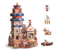 Cuteefun Kit Maquette d'Architecture, Puzzle 3D Havre du Phare [219Pcs]