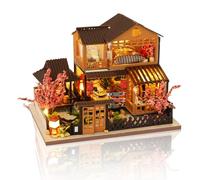 Cuteefun Maquette Maison Miniature Japonais Izakaya, Puzzle 3D en Bois
