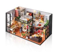 Cuteefun Maquette Maison Miniature pour Adulte, avec Housse Anti-Poussière