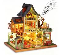 Cuteefun Maquette Maison Miniature pour Adulte -Charmant Cottage Vert