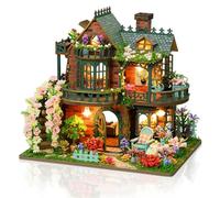 Cuteefun Maquette Maison Miniature pour Adulte, Maison Arbre avec LED