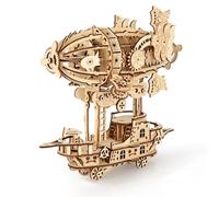 Cuteefun Puzzle 3D en Bois Dirigeable Fantastique [178 Pcs] | Maquette à Construire pour Adultes et Ados, Objet Décoratif Rafiné, Idée Cadeau Créatif pour Noël et Anniversaire