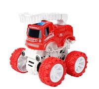 CUTeFiorino 1 jouet de camion de feu pour 3, 4, 5 ans, anniversaire, à monter soi-même, à assembler, appartient Firetruck Stem Building Toys Xmas Bday 3 4 5 6 ans Old Boys Girl Auto Modèles 1 18 (T