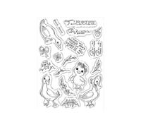 CUTeFiorino 2025 New Easter Day Metal Cutting Dies and Set for Various Festivals Greeting Card Birthdays DIY Scrapbooking Album Art Craft (Die und Stamp Set)(2621) DIY-Handwerk Für (A, One Size)