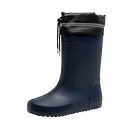 CUTeFiorino Bottes de pluie en caoutchouc de qualité supérieure pour homme avec mollet mi-haut et semelle plate pour la saison des pluies Chaussures orthopédiques pour homme Noir, bleu, 39 EU