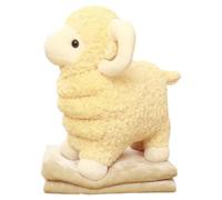 CUTeFiorino Creative Color Sheep Plush Toys to Send Poupée confortable pour anniversaire d'enfant (jaune, taille unique)
