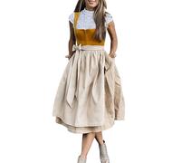 CUTeFiorino Dirndl Chemisier pour femme Carnaval Party Beer Manor Vêtements de fête de la bière, robes pour femme, chemisiers, Orange, XL
