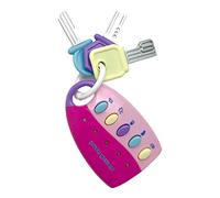 CUTeFiorino FunKeys Cadre de comptage FunKeys Toy Keys pour tout-petits et bébés, clés de voiture jouet et télécommande bleu-rose avec lumière et sons, jouet pour bébé et enfant (rose, taille unique)