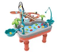 CUTeFiorino Table de pêche pingouin, table à eau, jouet pour table de jeux d'extérieur et d'eau, jouets pour activités de capteur d'eau, jouets de plage pour l'extérieur, Backya (C, taille unique)