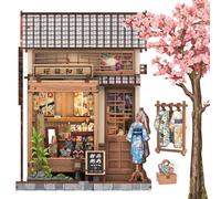 Cutefun Book Nook Japan Kit - Puzzle 3D pour Adultes - Maison Miniature de Style Japonais pour la décoration, Excellent Cadeau pour Les Amateurs de Livres et Les Amateurs