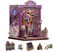 Cutefun Book Nook Kit für Erwachsene DIY Miniature House mit LED-Licht, Activité Créative pour Adolescents et Adultes (The Astrology Bookshop)