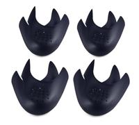 CuteHome 4 paires de Bouclier de Chaussure, Protection Anti-Rides Contre Les Plis des Chaussures pour homme,4xHomme Noir