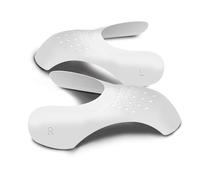 CuteHome Protège-orteils anti-plis pour homme/femme, pointures homme 40,5 à 47,5 et femme 35,5 à 40,5 - Blanc - blanc,