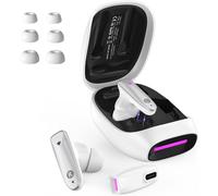 Cutemeet380 Écouteurs Bluetooth 5.2 Gaming sans Fil pour VR Quest3 2 avec 2,4 GHz Dongle USB-C,30 ms Faible Latence,Compatible avec PS5,PC,Switch