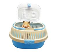 CUTENNIOU Cage de transport portable pour hamster, cochon d'Inde, 33 x 27,9 x 20,3 cm avec trous de ventilation pour petits animaux, rat, gerbilles, lapin, hérisson, écureuil, souris, planeur à sucre