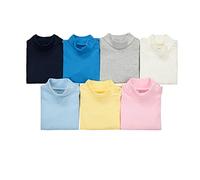 CuteOn 3/5/7 Packs bébé Enfant Nouveau née Coton Col roulé Top Bodysuit Cadeau Set - Couleur Aléatoire