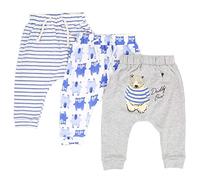 CuteOn 3 Pack Unisexe des Gamins Bambin Harem Pantalon Coton Élastique Trousers