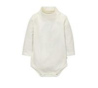 CuteOn bébé Garçons Filles Solide Couleur De base Col roulé Coton Bodysuit Top - Beige 9 Mois