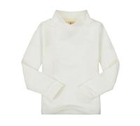 CuteOn Children's Enfants Col Haut Manches Longues Coton T-Shirt Tops Tee Shirt Beige 4 Années