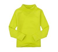 CuteOn Children's Enfants Col Haut Manches Longues Coton T-Shirt Tops Tee Shirt Citron Vert 6 Années
