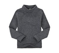 CuteOn Children's Enfants Col Haut Manches Longues Coton T-Shirt Tops Tee Shirt Gris Foncé 6 Années