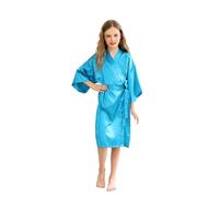 CuteOn Fille Robe Peignoir Kimono Robe de Bain en Satin pour Enfant