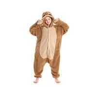 CuteOn Halloween Carnaval Noël Combinaison Pyjama Enfant Fille Garcon Pyjamas Déguisements Costume Animal Paresse 5 Ans