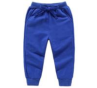 CuteOn Pantalon Bébé Unisexe Garçons Filles Coton Bleu 18 Mois